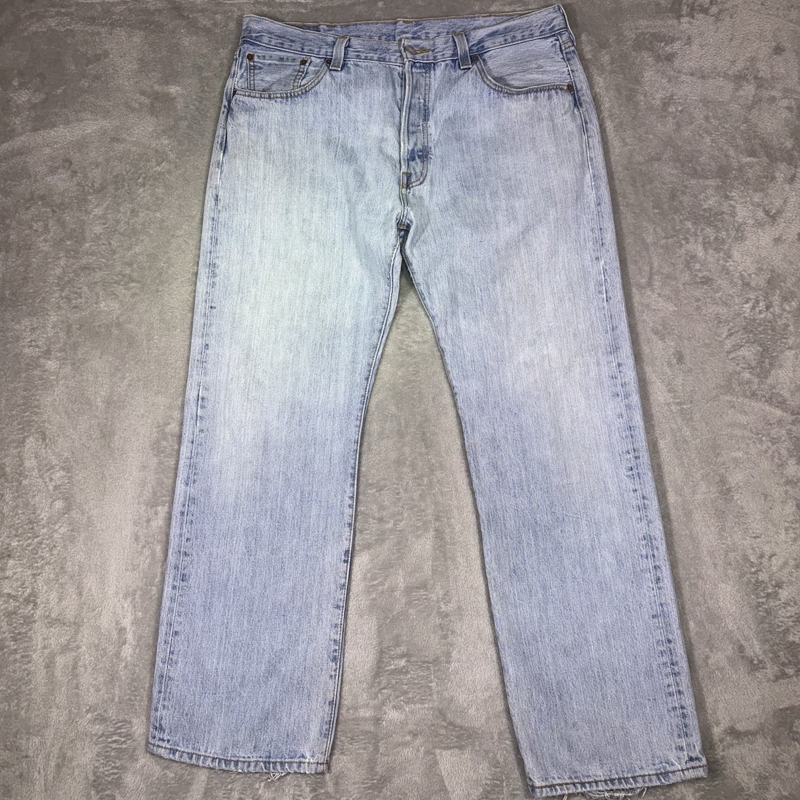 Levi's 501 Xx Button Fly Jean Y2k Vintage Classic Straight Leg Light 38x32